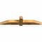 Ekena Millwork Eugene Rough Sawn Timber Gable Bracket, Western Red Cedar, 48"W x 10"H x 4"D x 4"F, 5/12 Pitch GBW048X10X0404EUG00RWR - alternate 4
